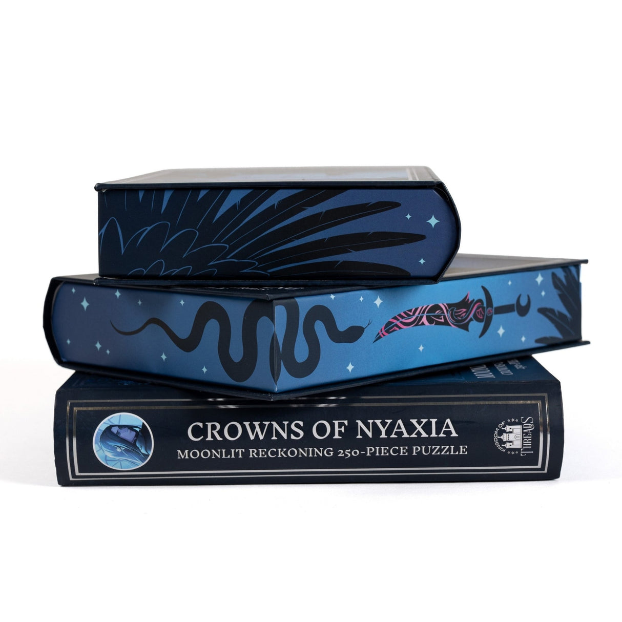Kingdom of Threads: Moonlit Reckoning Keepsake Puzzle | Crowns of Nyaxia - 250 Pieces