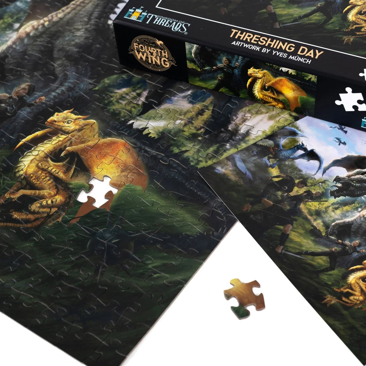 Kingdom of Threads: Threshing Day 500-Piece Puzzle | Fourth Wing