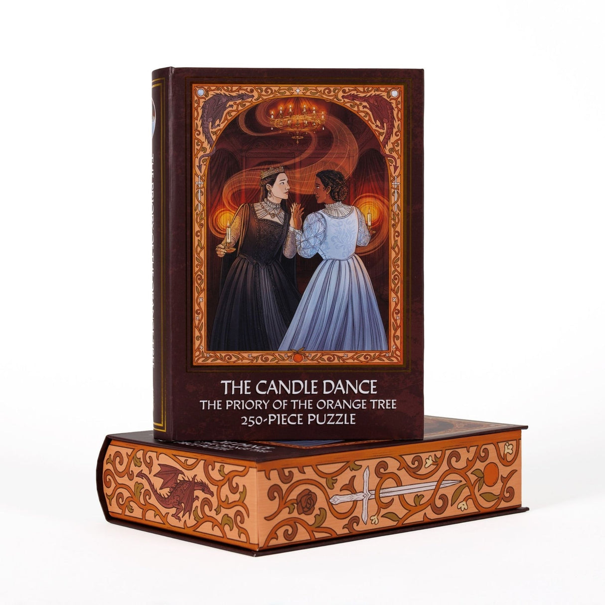 Kingdom of Threads: The Candle Dance Keepsake Puzzle | Priory of the Orange Tree - 250 Pieces