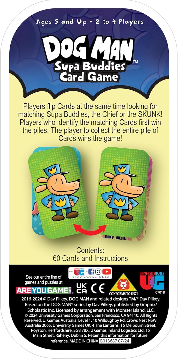 Dog Man: Supa Buddies Card Game Tin