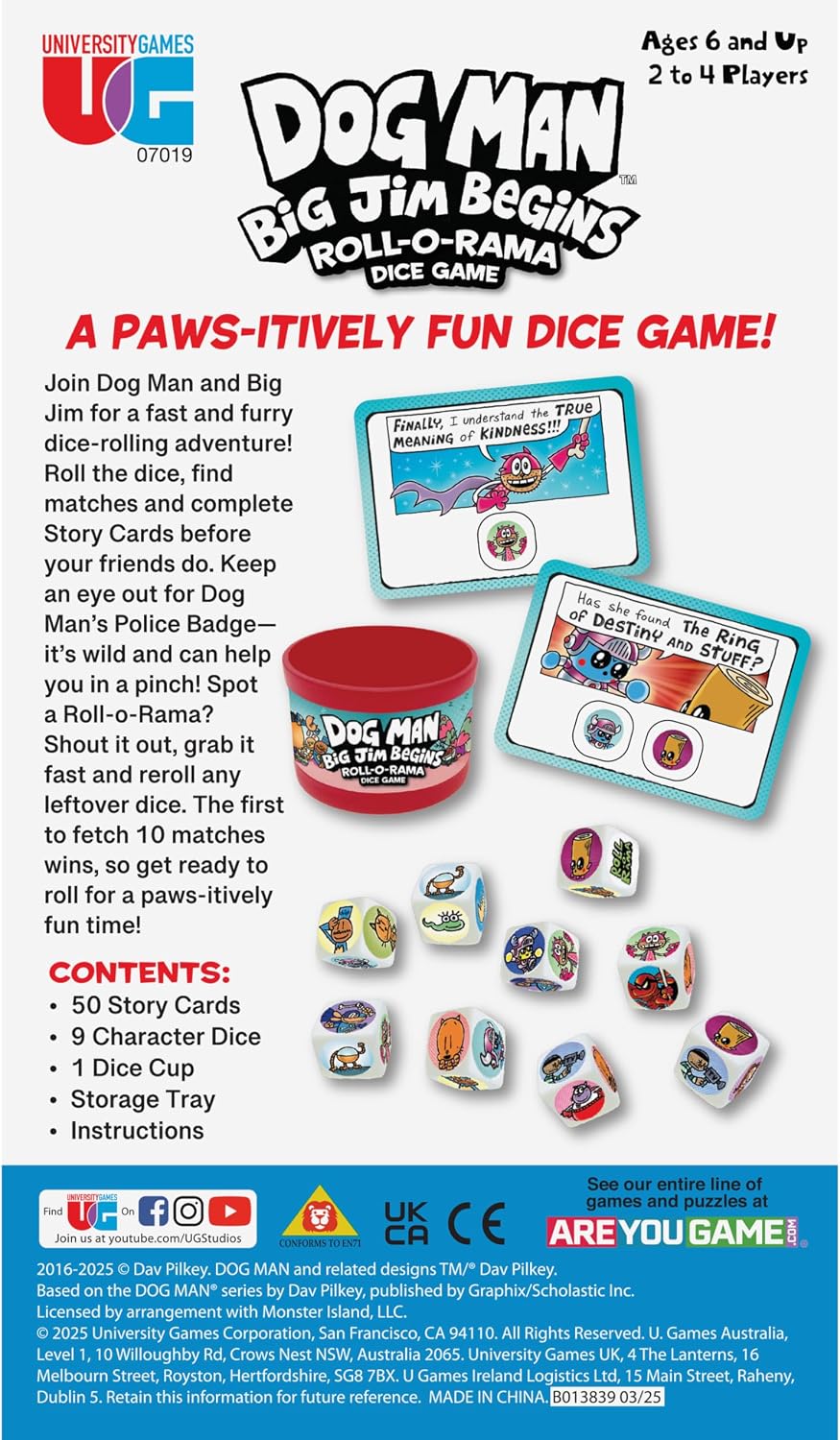 Dog Man: Big Jim Begins Dice Game