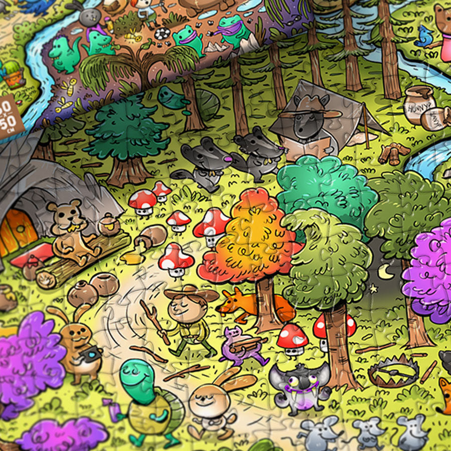 Vizzles Winnie-the-Pooh 1000pc Jigsaw Puzzle
