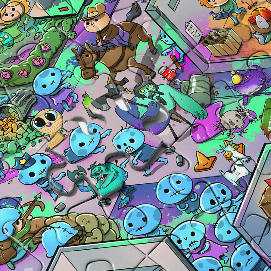 Vizzles Zombies! 1000pc Jigsaw Puzzle