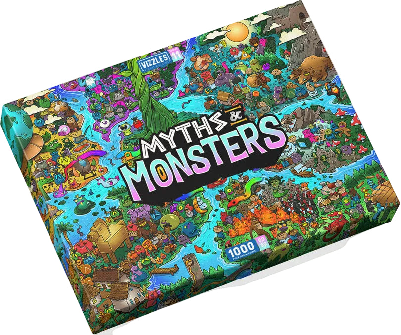 Vizzles Myths & Monsters 1000pc Jigsaw Puzzle