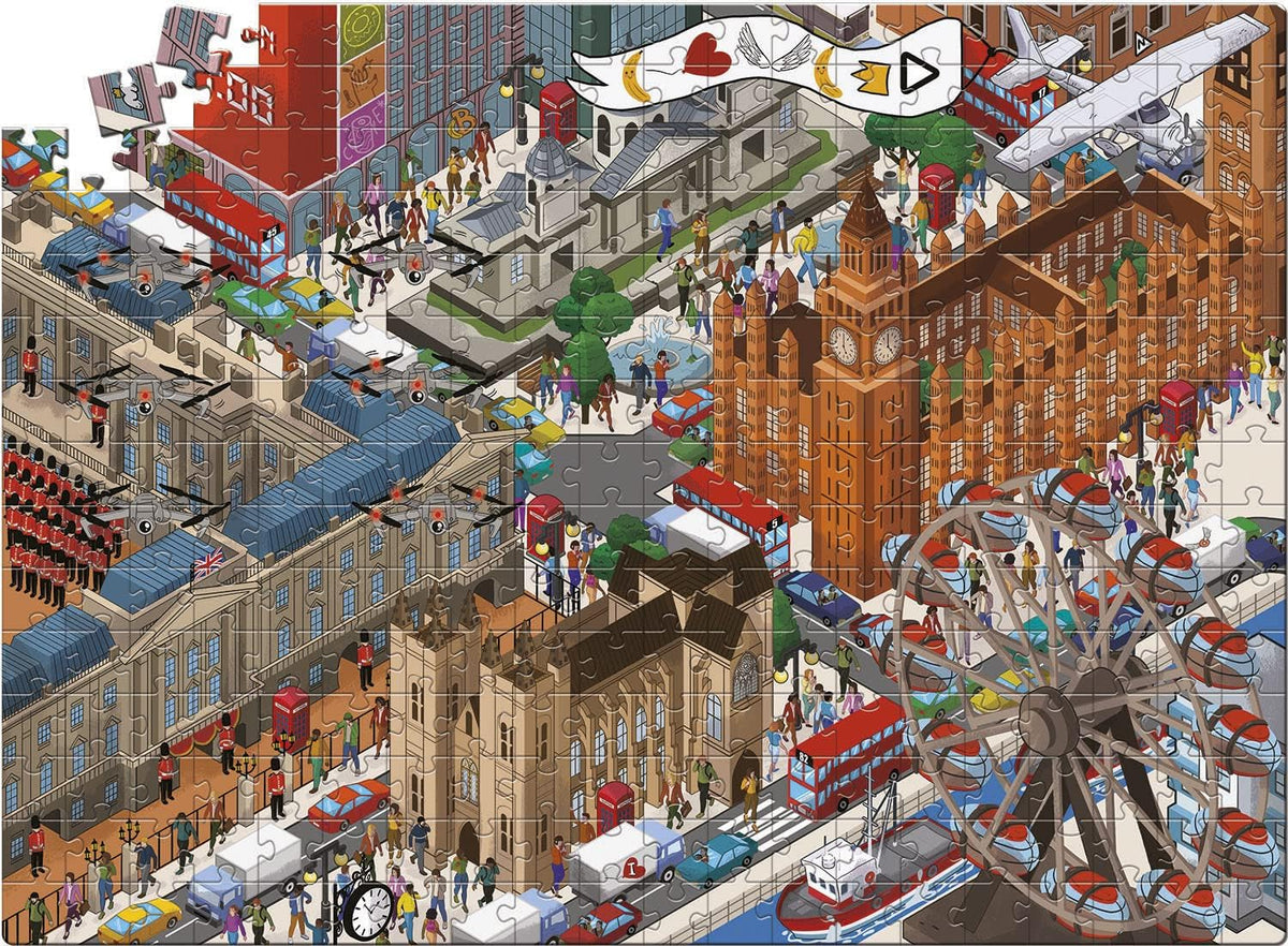 Clementoni Mixtery Hacking Attack in London Jigsaw Puzzle - 300 Piece - (21711)