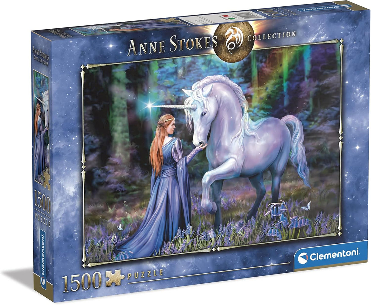 Clementoni Bluebell Woods Jigsaw Puzzle - 1500 Piece - Anne Stokes Collection - (31821)