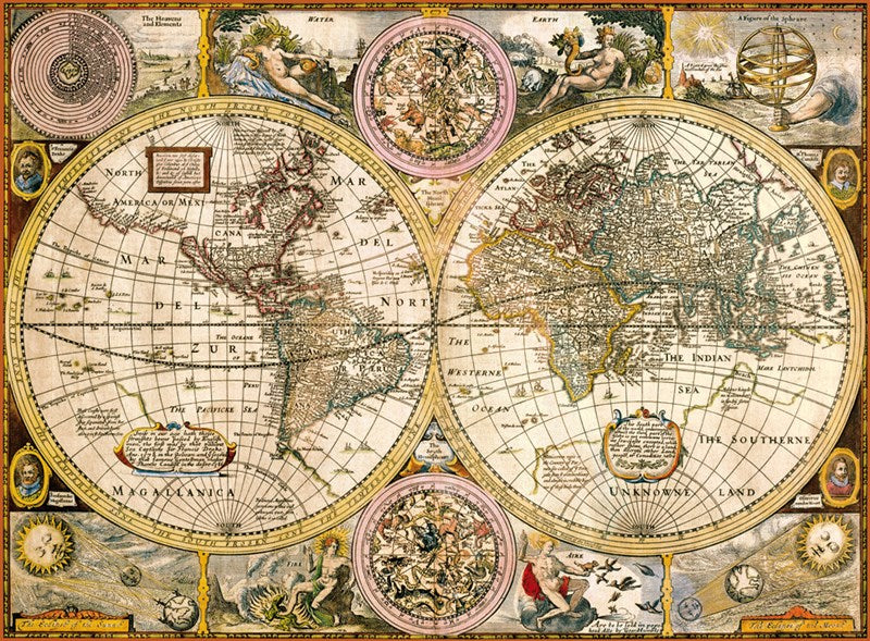 Clementoni World Map Jigsaw Puzzle - 3000 Piece - High Quality Collection - (33531)