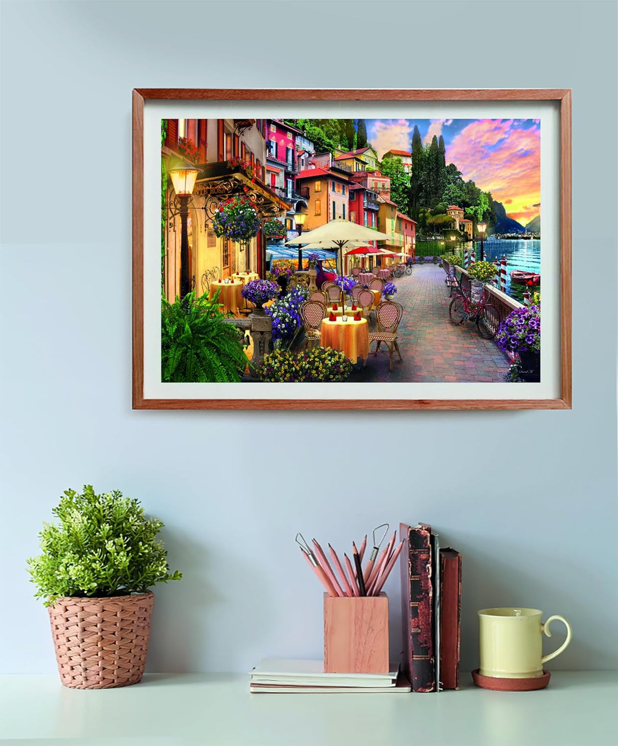 Clementoni Monte Rosa Dreaming (Lake Como) Jigsaw Puzzle - 500 Piece - High Quality Collection - (35041)