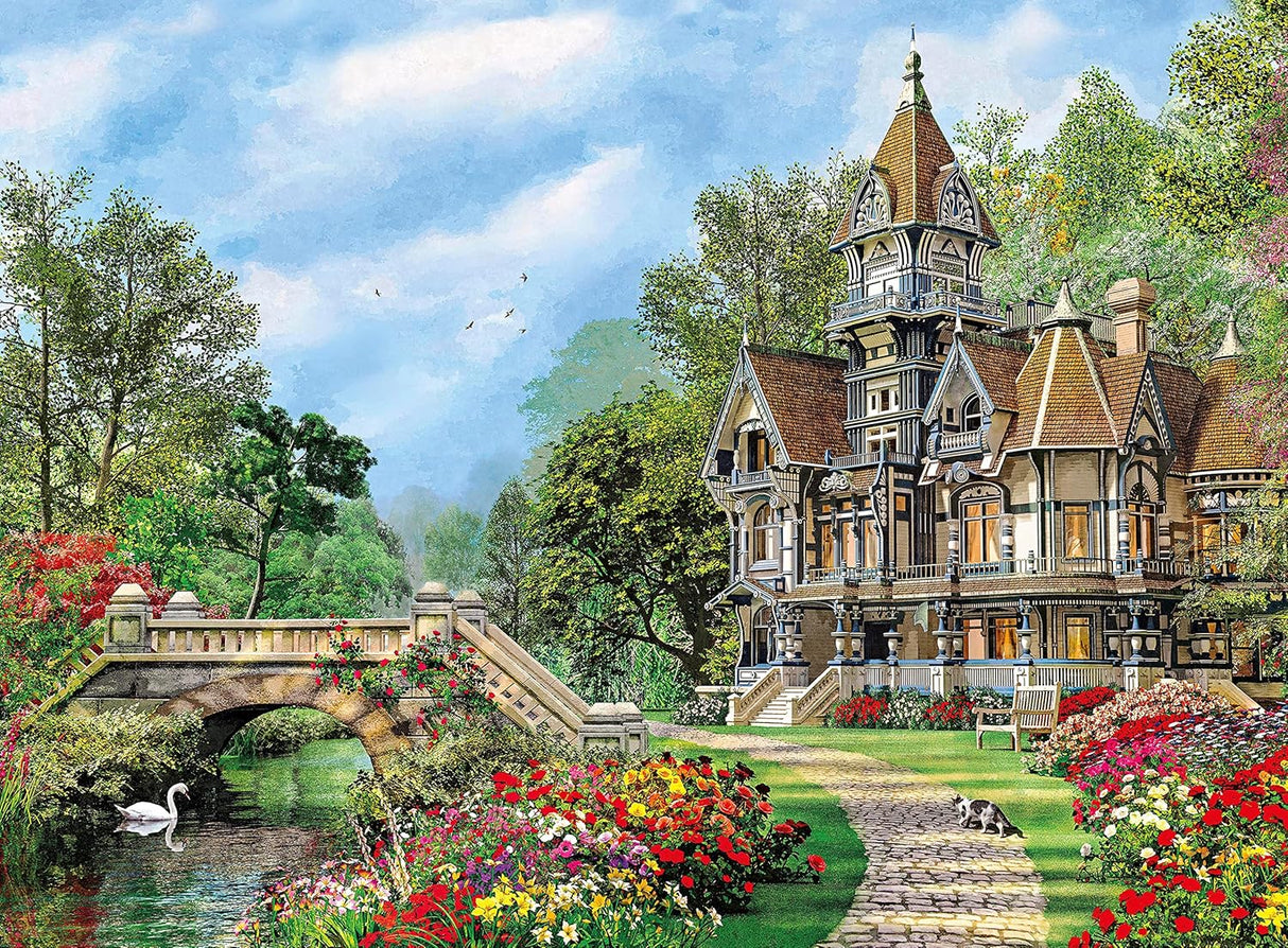 Clementoni Old Waterway Cottage Jigsaw Puzzle - 500 Piece - High Quality Collection - (35048)