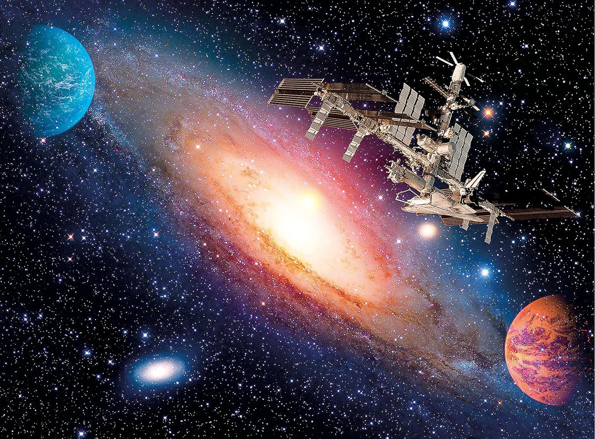 Clementoni International Space Station Jigsaw Puzzle - 500 Piece - High Quality Collection - (35075)
