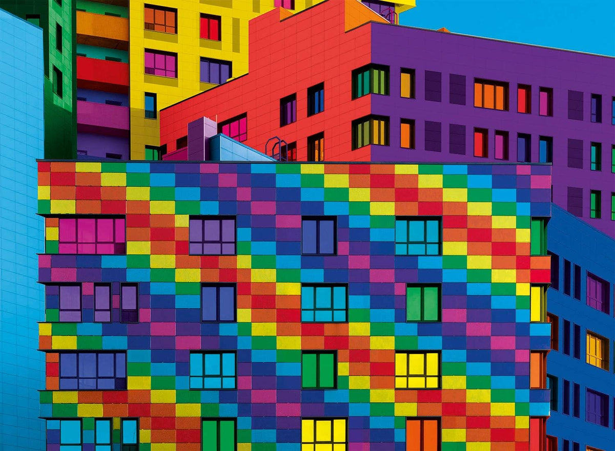 Clementoni Squares Jigsaw Puzzle - 500 Piece - Colorboom Collection - (35094)