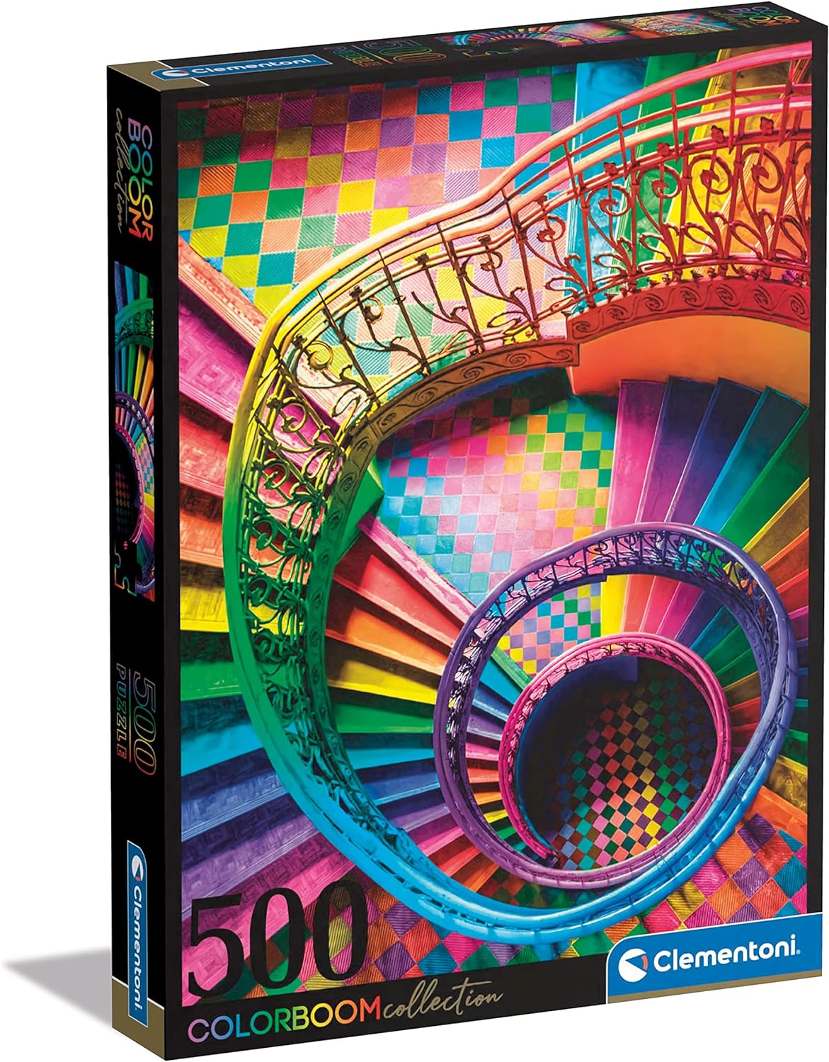 Clementoni Stairs Jigsaw Puzzle - 500 Piece - Colorboom Collection - (35132)