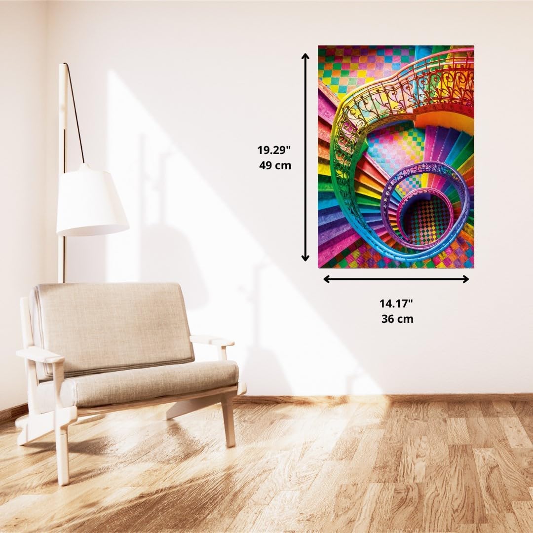 Clementoni Stairs Jigsaw Puzzle - 500 Piece - Colorboom Collection - (35132)