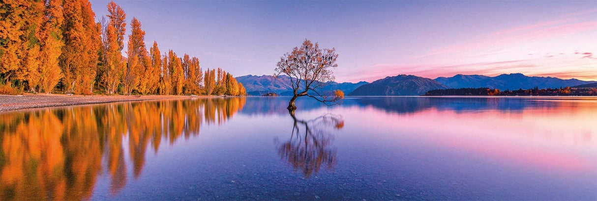 Clementoni Lake Wanaka Tree Jigsaw Puzzle - 1000 Piece - Panorama - High Quality Collection - (39608)