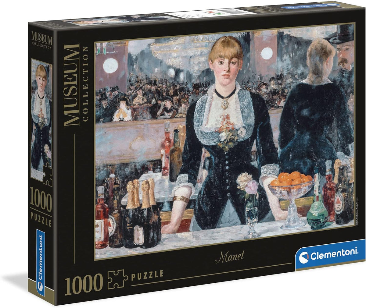 Clementoni Bar Folies Bergères Jigsaw Puzzle - 1000 Piece - Museum Collection - (39661)