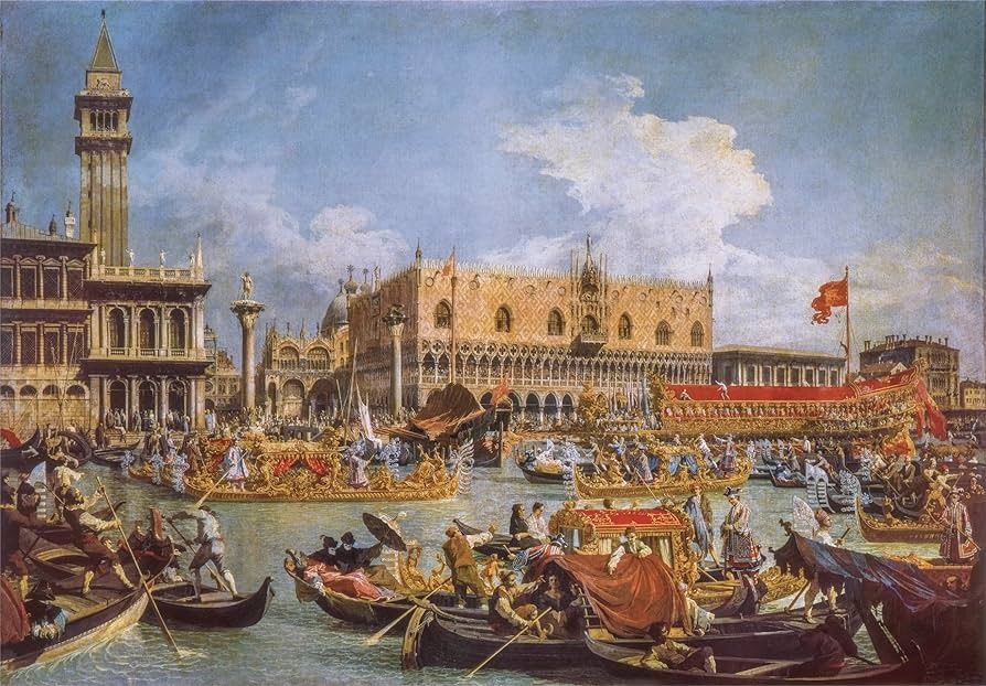 Clementoni Canaletto The Bucentaur Returns Jigsaw Puzzle - 1000 Piece - Museum Collection - (39764)