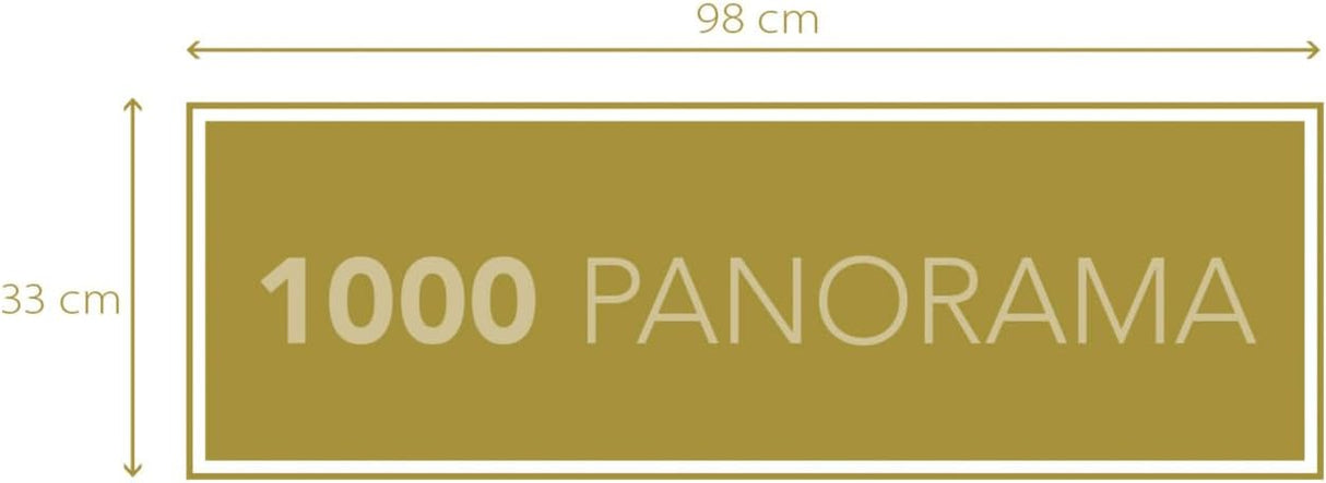 Clementoni Bright Amsterdam Jigsaw Puzzle - 1000 Piece - Panorama - High Quality Collection - (39838)