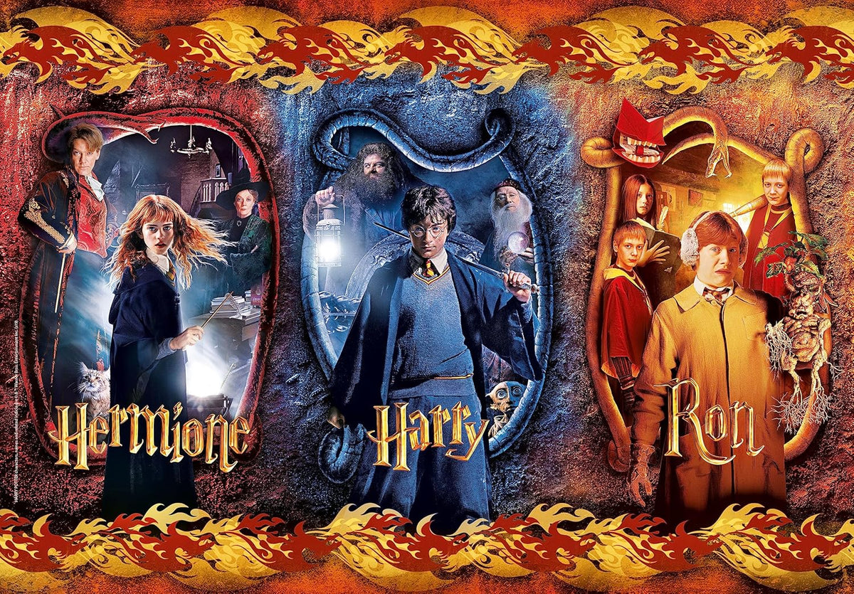 Clementoni Harry Potter - Harry, Hermoine, Ron Jigsaw Puzzle - 104 Piece - Supercolor - (61885)