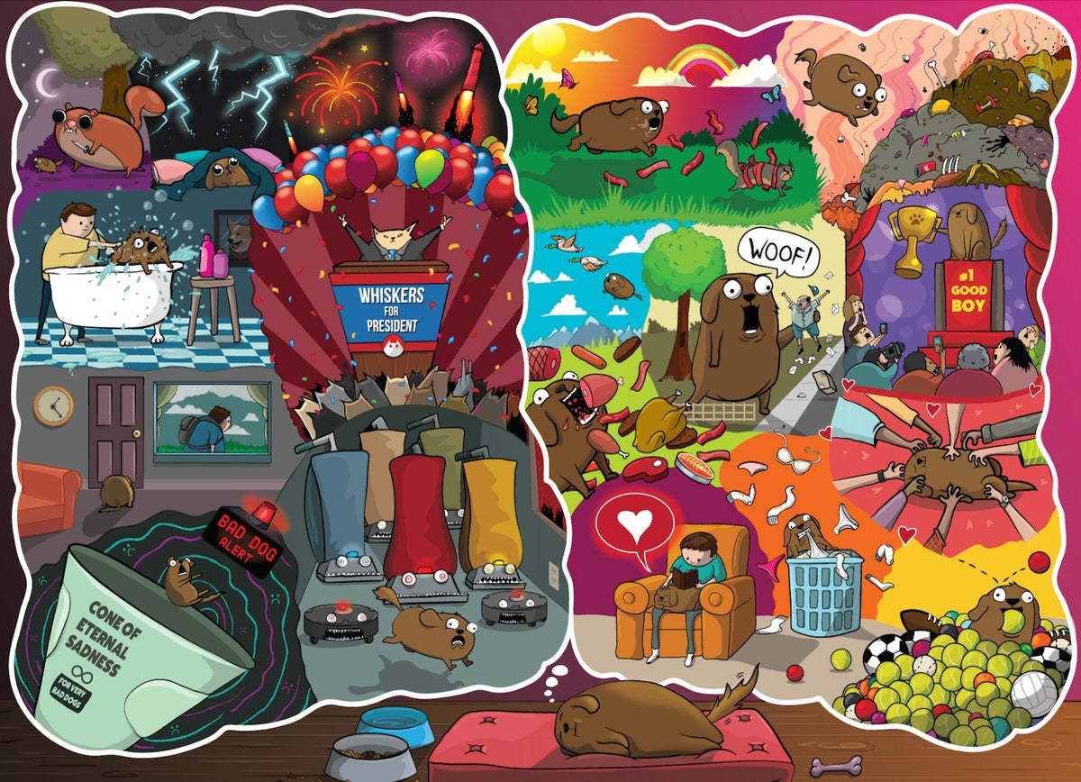 Exploding Kittens Puzzle The Dreams & Nightmares of a Dog 1,000 pieces