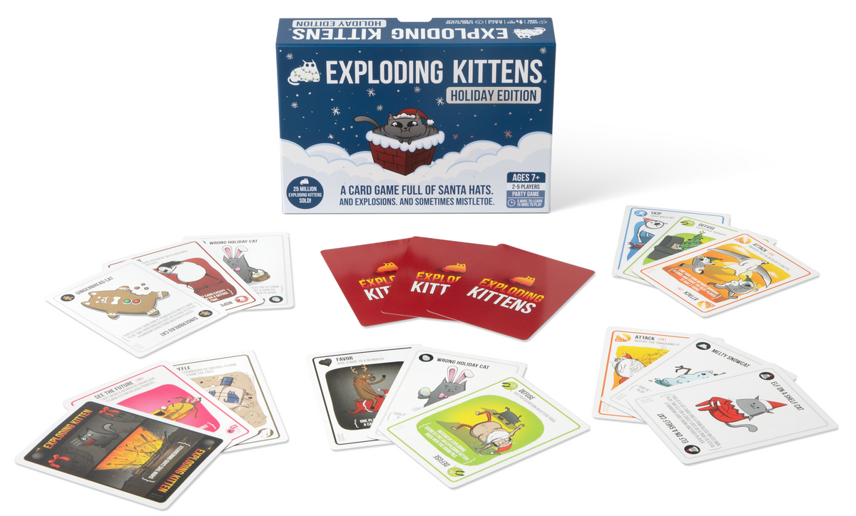 Exploding Kittens Holiday Edition