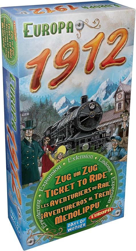Ticket to Ride Europa 1912 Expansion