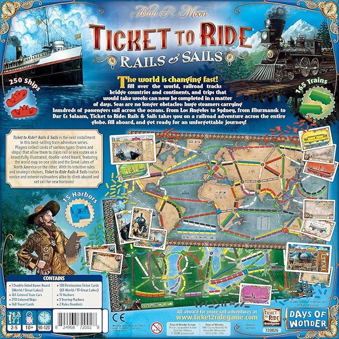 Ticket to Ride Rails & Sails