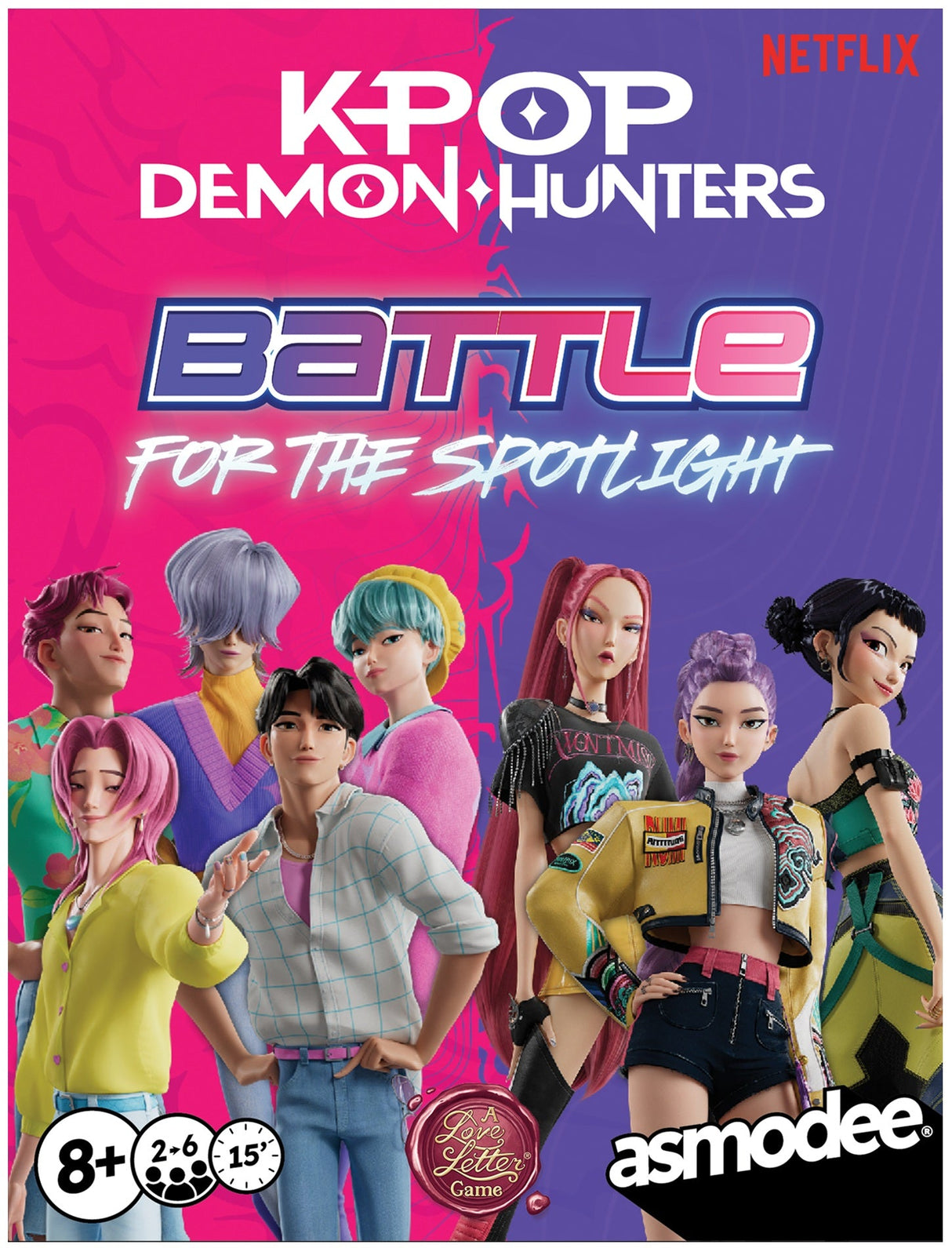 K-Pop Demon Hunters Battle for the Spotlight (A Love Letter Game)
