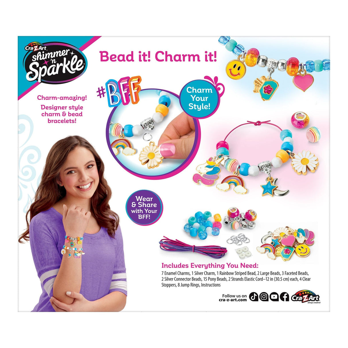 Shimmer 'n Sparkle Bff Charm Kit - Starter Set