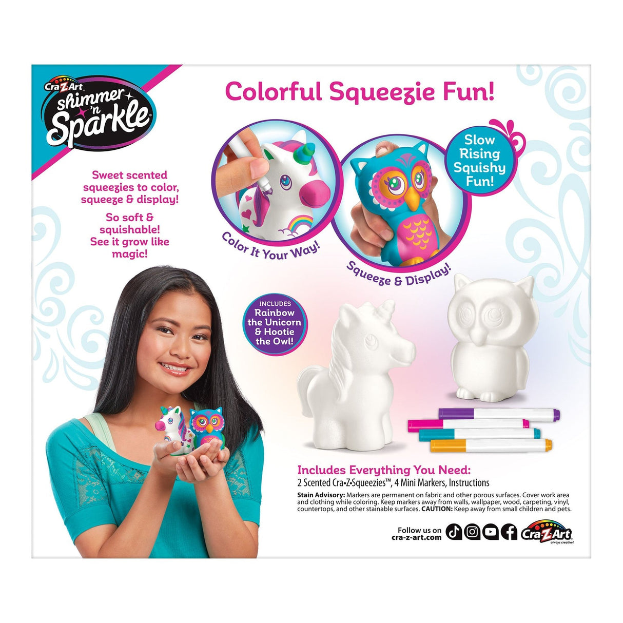 Shimmer 'n Sparkle Squeezie Fun - Starter Set