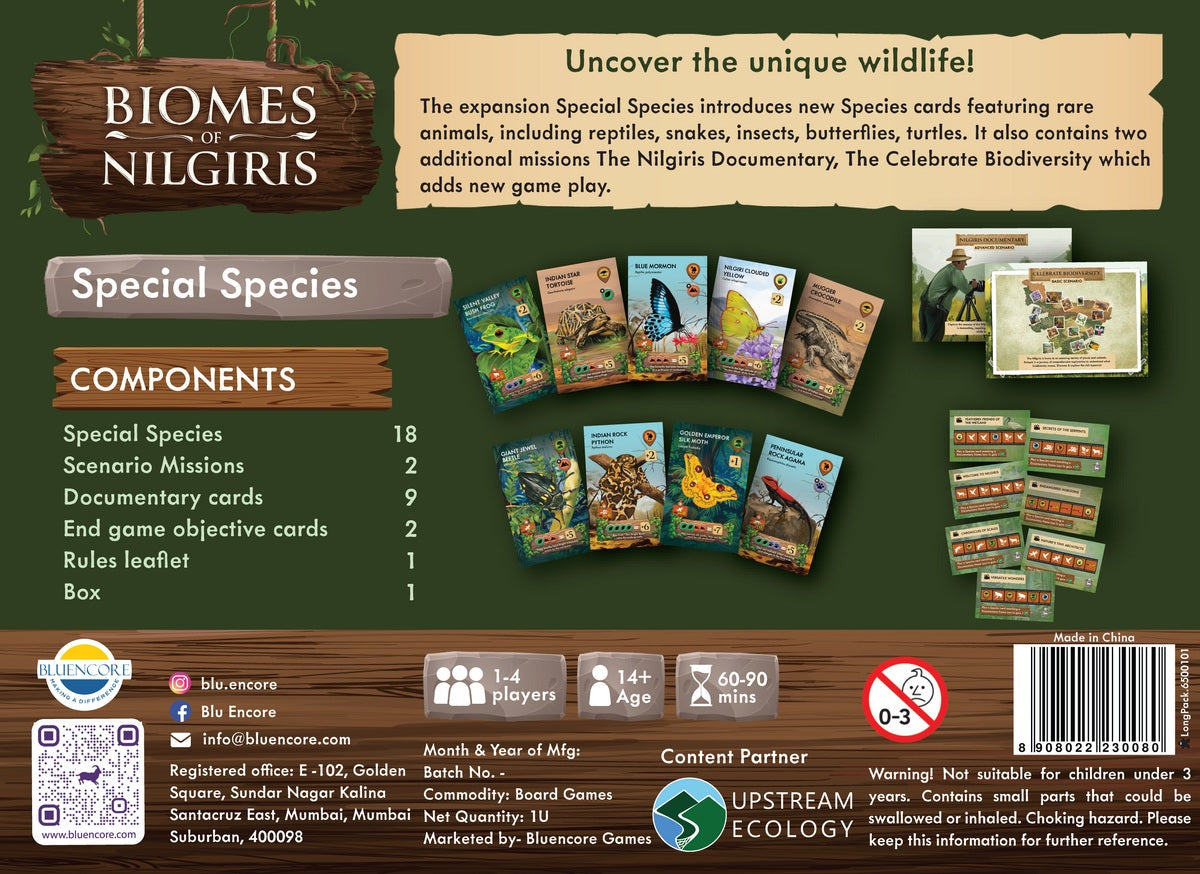 Biomes of Nilgiris Special Species Expansion