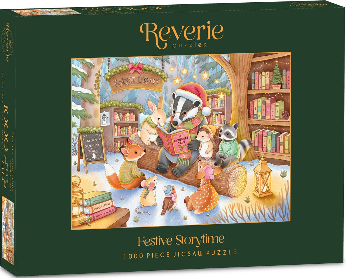 Reverie Puzzles: Festive Storytime Jigsaw Puzzle (1000 Pieces)