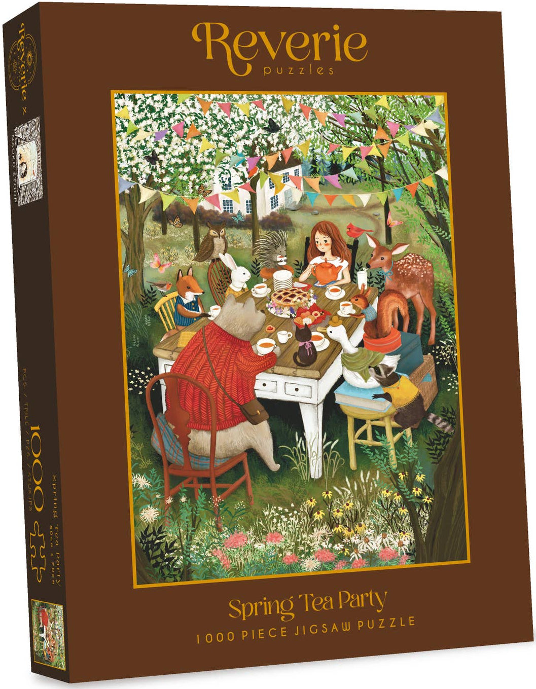 Spring Tea Party Jigsaw Puzzle (1000 Pieces)