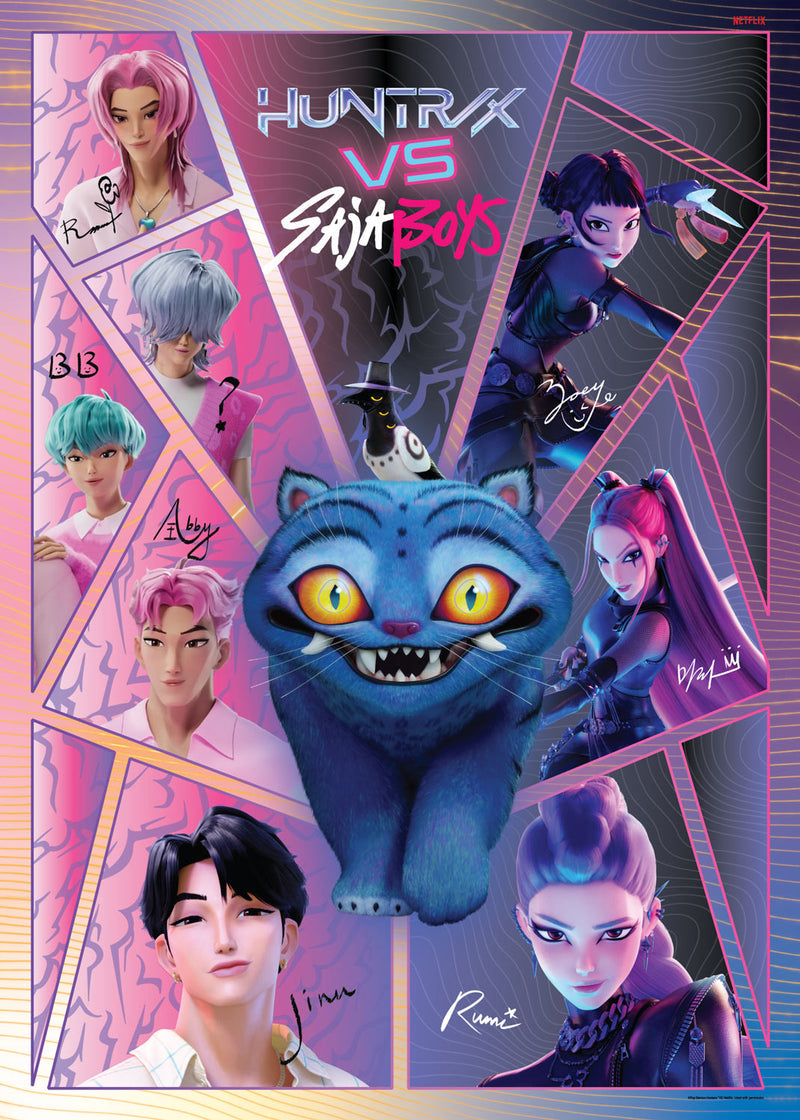 K-Pop Demon Hunters: Broken Glass Puzzle - 1000pcs