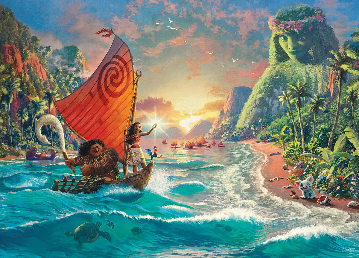 Harlington Thomas Kinkade PQ Disney Moana 1000 pieces
