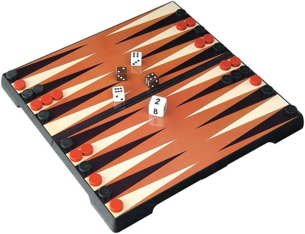 Magnetic Backgammon - 25cm (10")