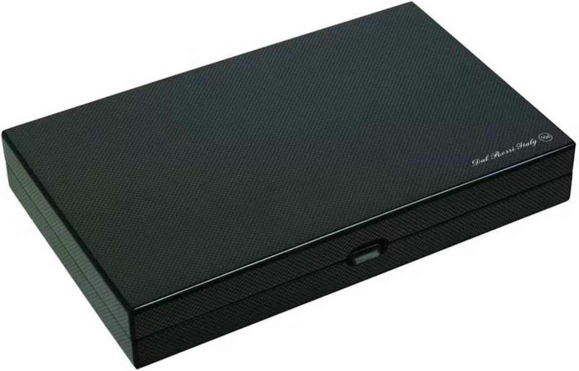 Dal Rossi 18" Carbon Fibre Finish Backgammon