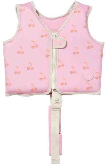 Sunnylife: Kids Swim Vest 1-2 Years - Cotton Candy Cherry