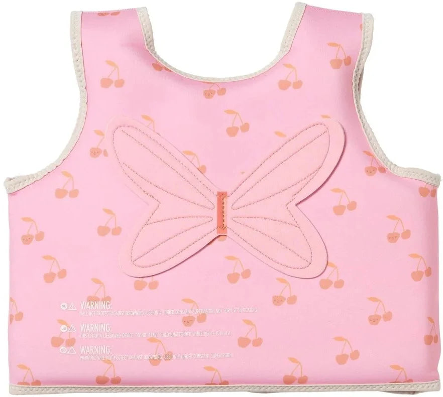 Sunnylife: Kids Swim Vest 3-6 Years - Cotton Candy Cherry