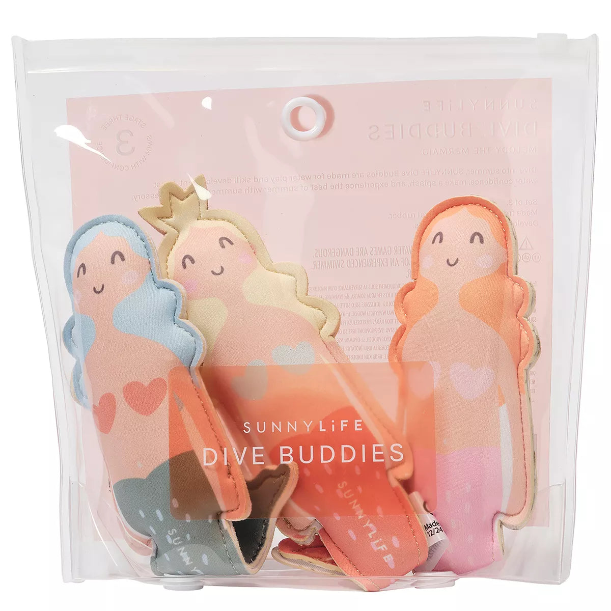 Sunnylife: Dive Buddies Melody the Mermaid Multi Set of 3