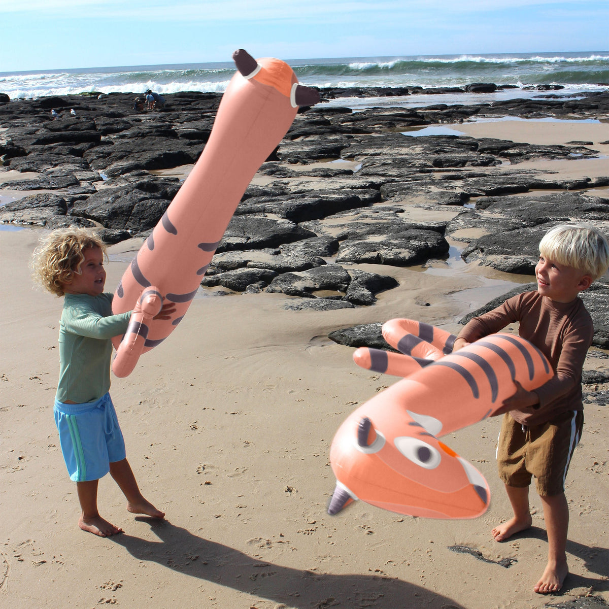 Sunnylife: Kids Inflatable Noodle Tino the Tiger Clay Set of 2