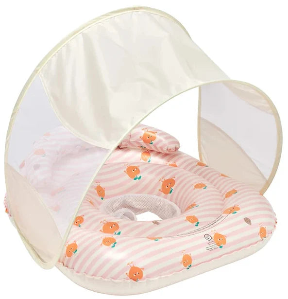 Sunnylife: Interactive Baby Float Poppy the Peach - Pink Stripe