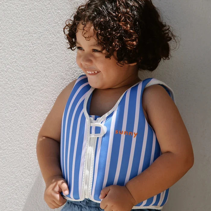 Sunnylife: Float Vest 3-6 Years Tino the Tiger - Blue