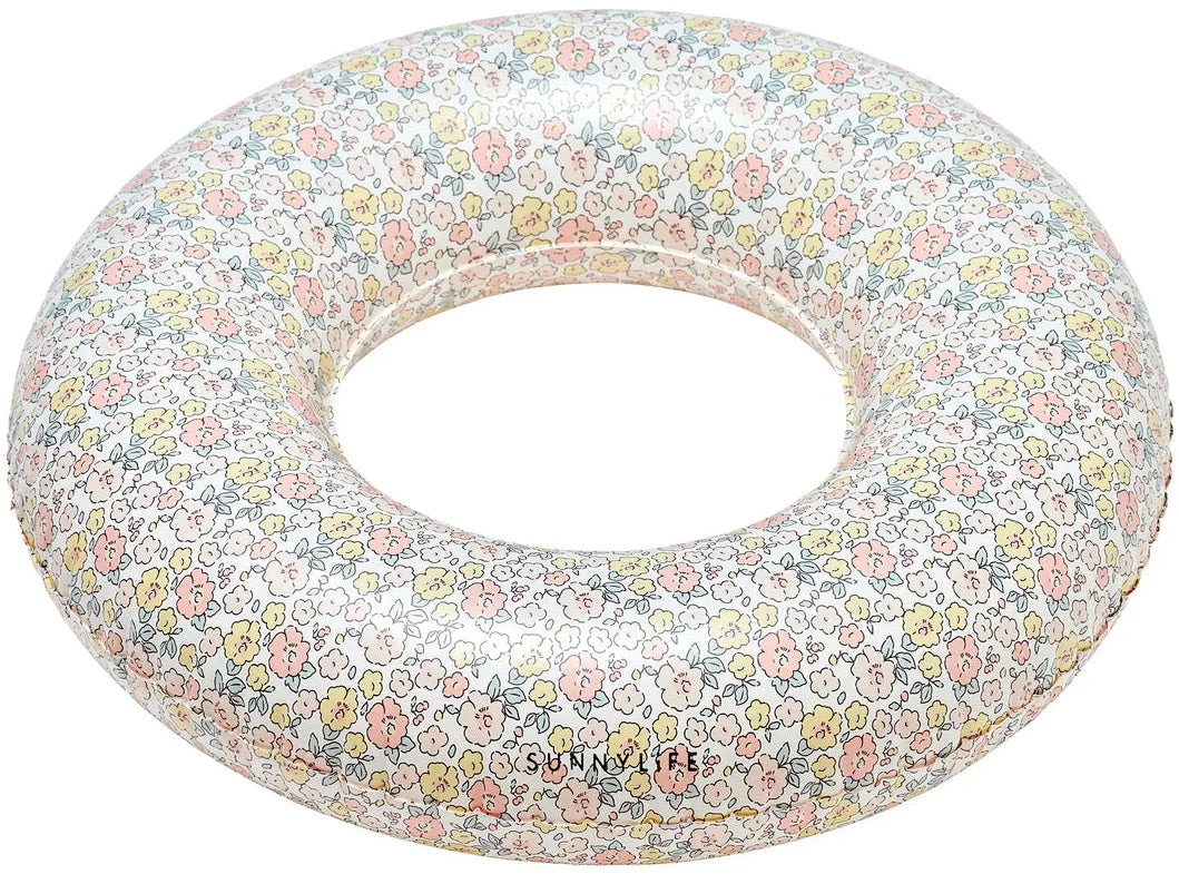 Sunnylife: Mini Tube Pool Ring Into the Garden - Ditsy Floral
