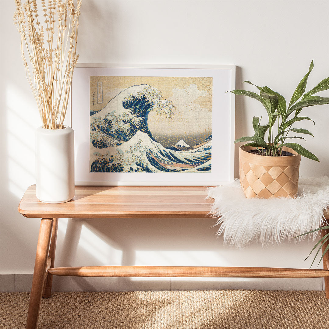 Mindbogglers 1500pc Puzzle - Gold Great Wave