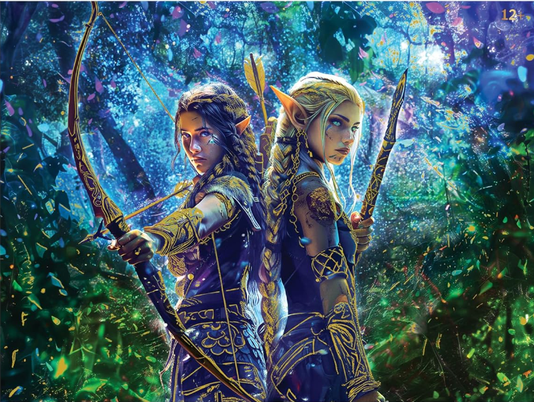 Mindbogglers Gold 500pc Puzzle - Fae Fantasy