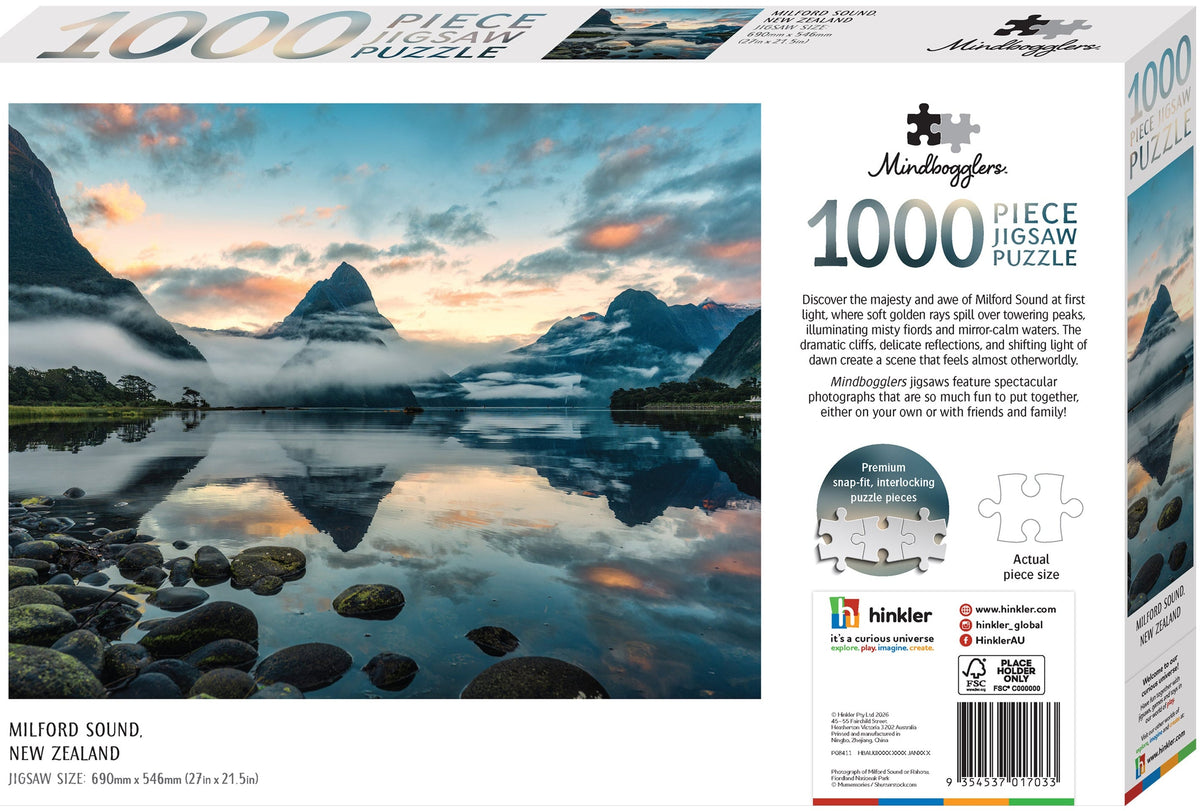 Mindbogglers 1000pc Milford Sound
