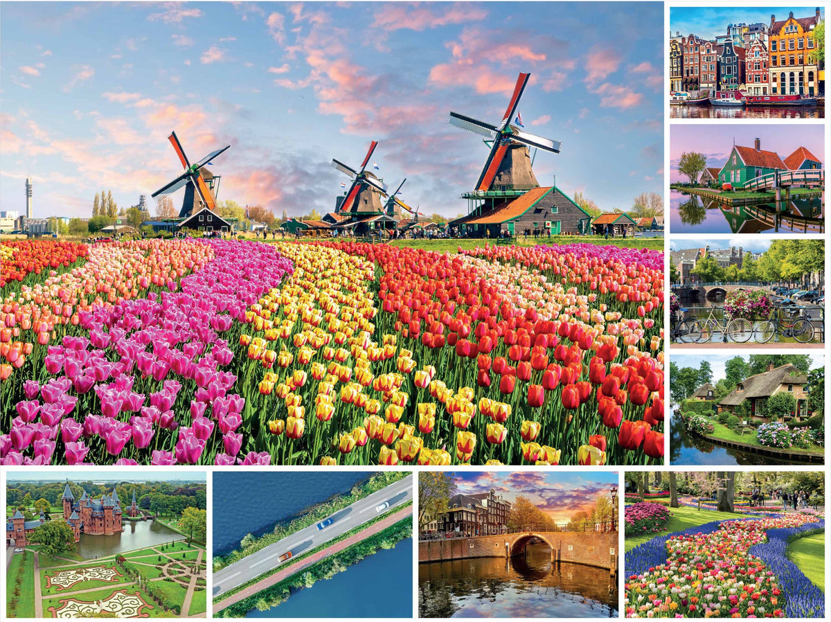Mindbogglers: 500pc Jigsaw Puzzle - Take Me to the Netherlands