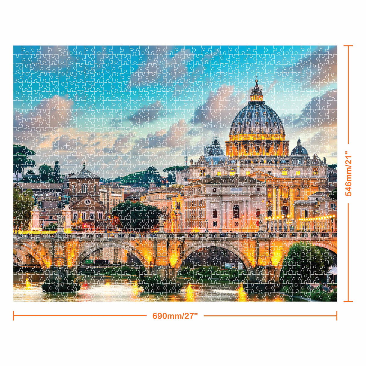Mindbogglers 1000pc Puzzle - St. Peters Basilica