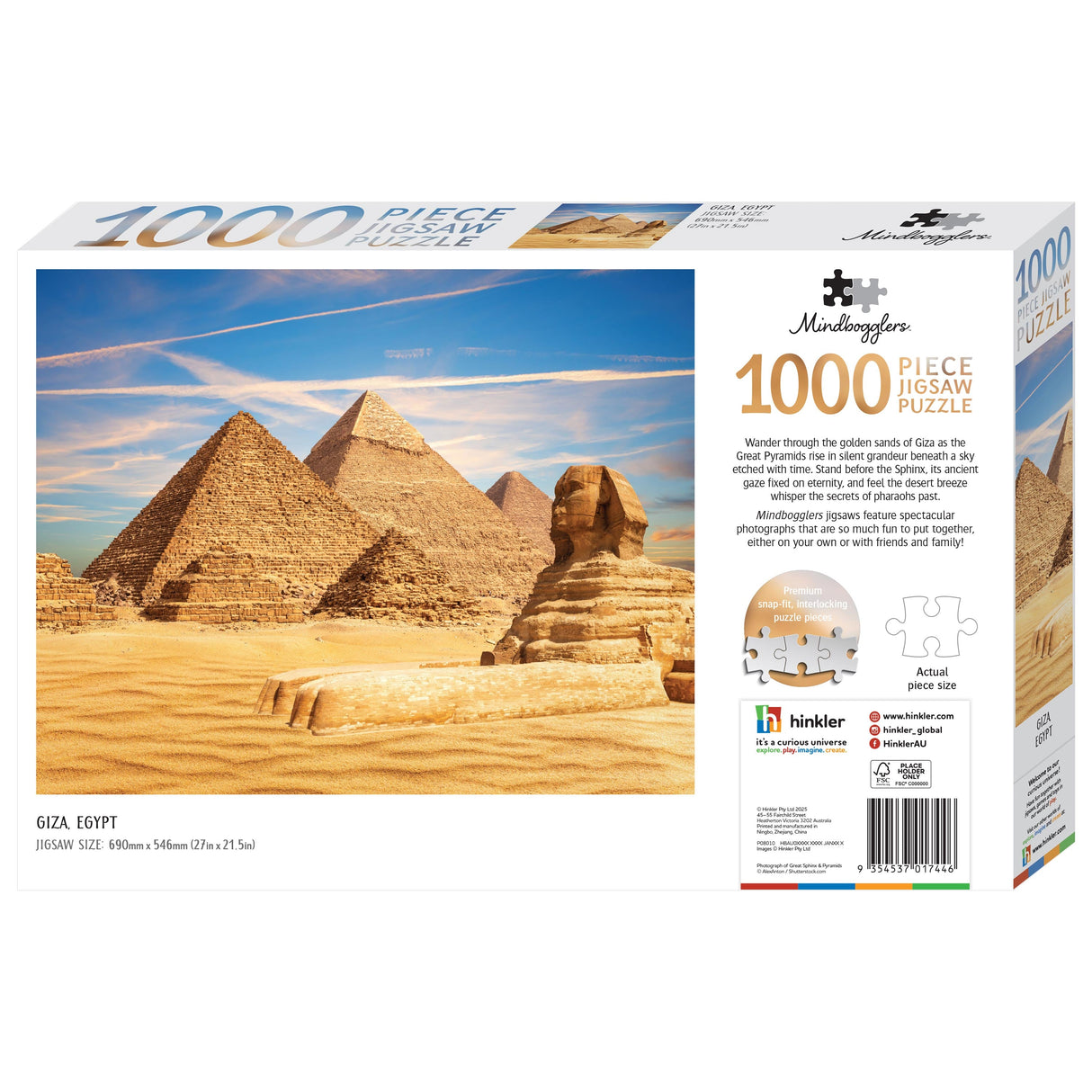 Mindbogglers 1000pc Puzzle - Egypt