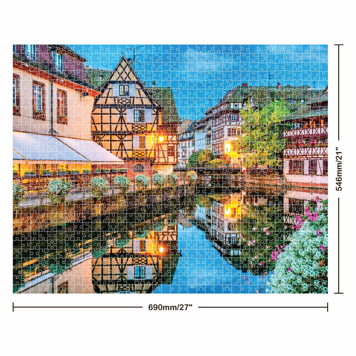 Mindbogglers 1000pc Puzzle - Alsace France